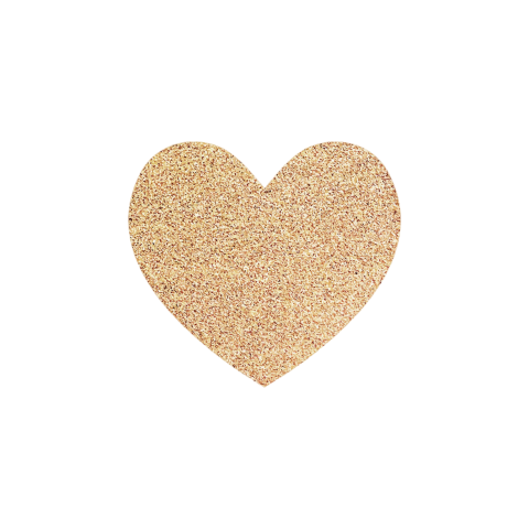 Sluitsticker Gouden Hart