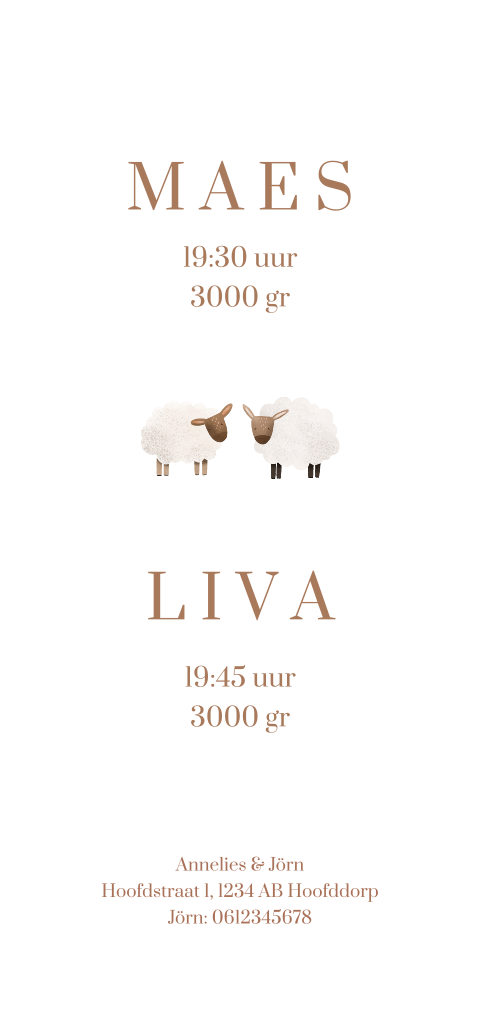 Kaart binnenkant