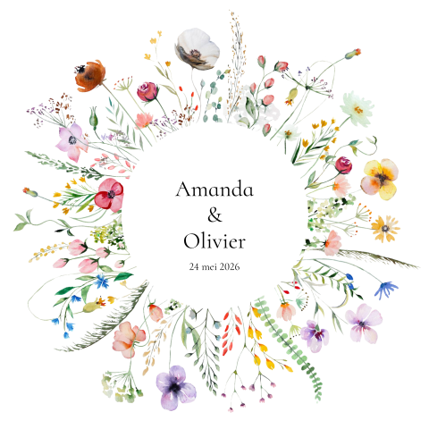 Wildflower Uitnodiging