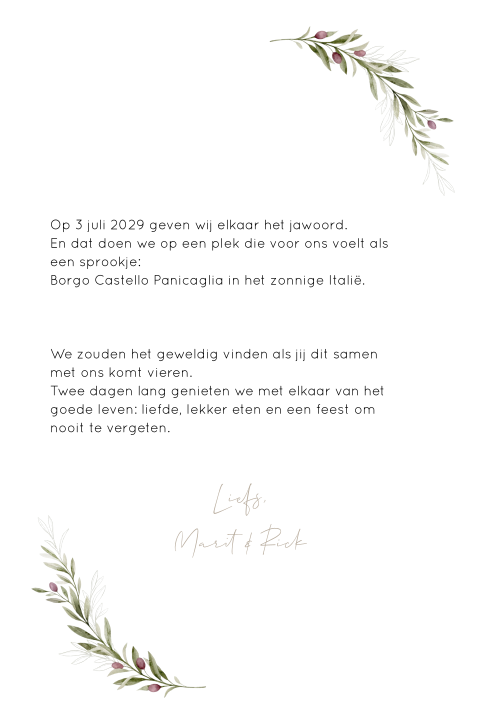 Kaart binnenkant