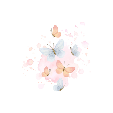 Sluitsticker Vlinders