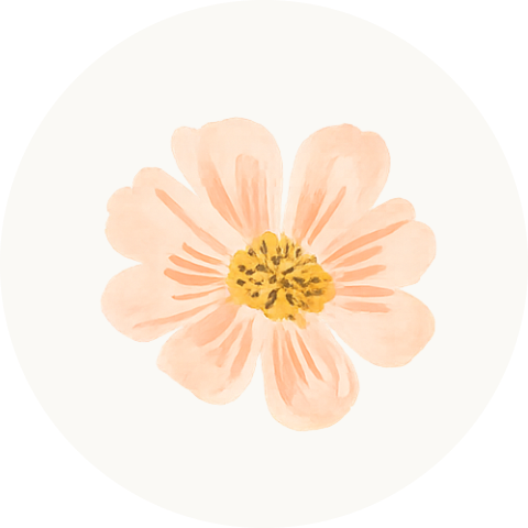 Sluitsticker envelop kleurrijke bloem meisje