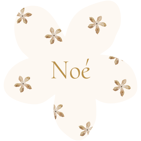 Tuinbord bloemvorm bloemetjes aquarel 80cm