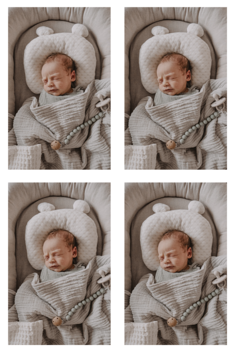 DIY fotolabel staande fotos