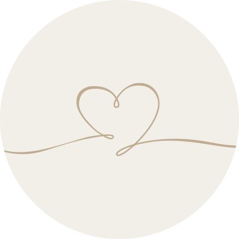 Sluitzegel sluitsticker lijntekening hartlijn zelf bewerken