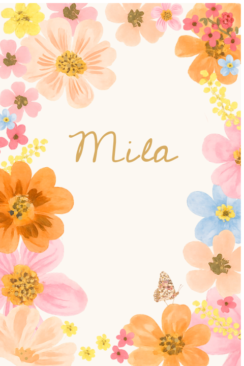 Dubbel raambord lente zomer bloemen meisje geboortebord 40x60cm