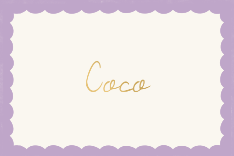 Geboortekaartje golfjes aquarel minimalistisch lila folie