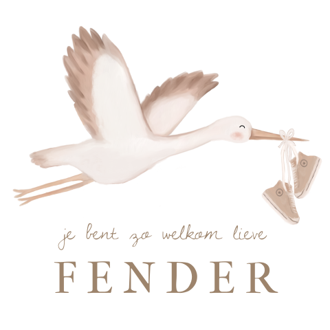 Tuinbord bijzondere vorm ooievaar schoentjes 80cm