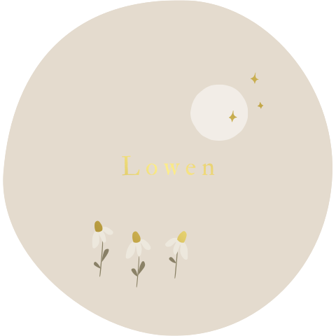 Ronde speelse vorm meisje geboortekaartje met madeliefjes