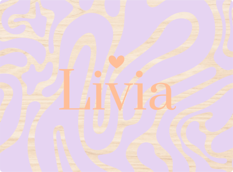 Memorybox met patroon, hartje en naam