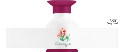 Dopper drinkfles met naam en zeemeermin