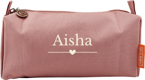 Etui met naam en hartje