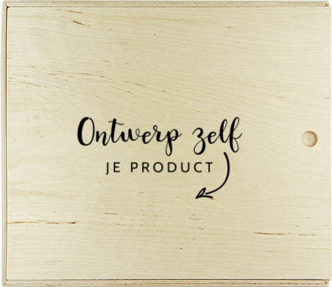 Houten speelgoedkist met eigen design