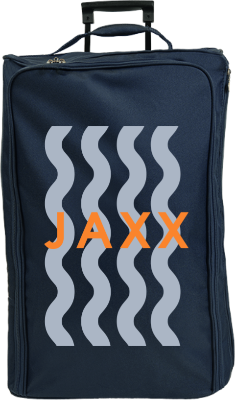 Reistrolley XL met naam en golven