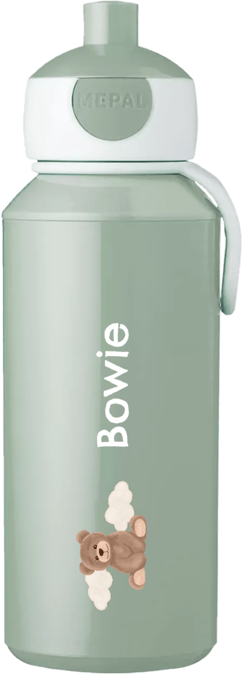 Mepal pop-up schoolbeker Campus met beertje en naam