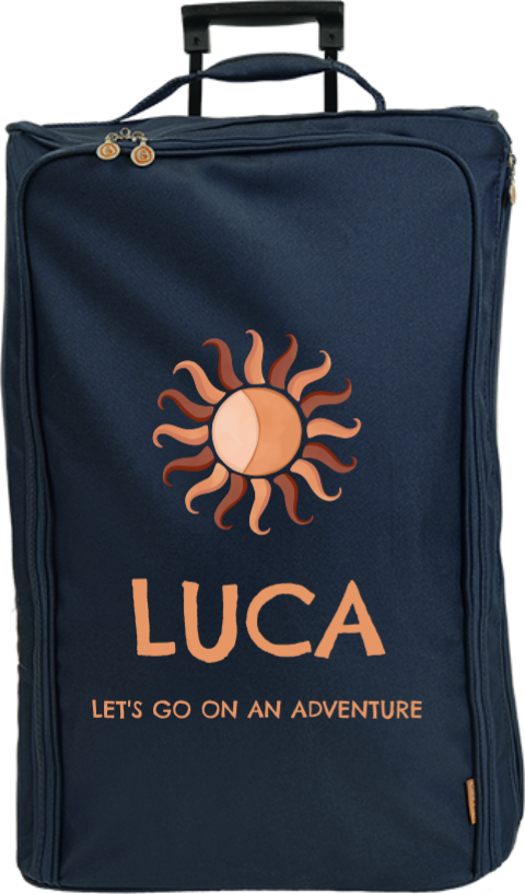 Reistrolley XL met naam en zon