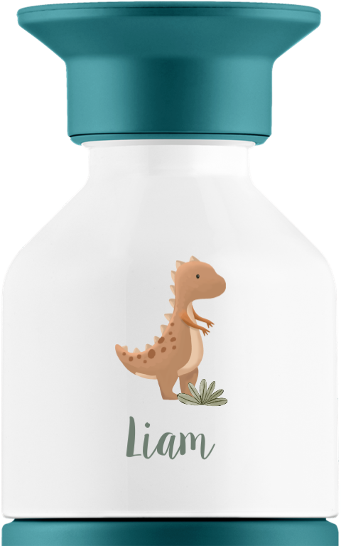 Dopper Thermosfles met naam en dino