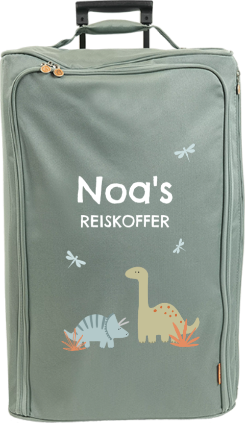 Avontuurlijke reistrolley XL met dino's