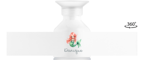 Dopper drinkfles met zeemeermin en naam