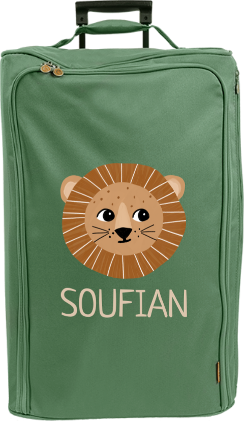 Reistrolley XL met naam en leeuw
