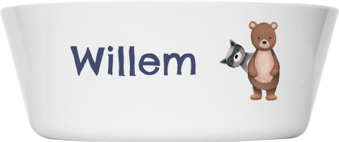 Kinderkommetje met naam en dieren