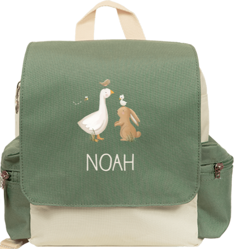 Rugtas Adventure met naam en boederijdieren