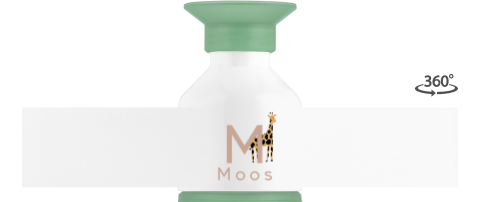 Dopper Steel met giraffe en naam