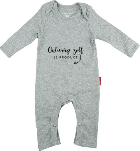 Babypakje met zelf ontwerpen