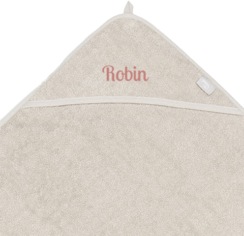 Jollein badcape met naam geborduurd
