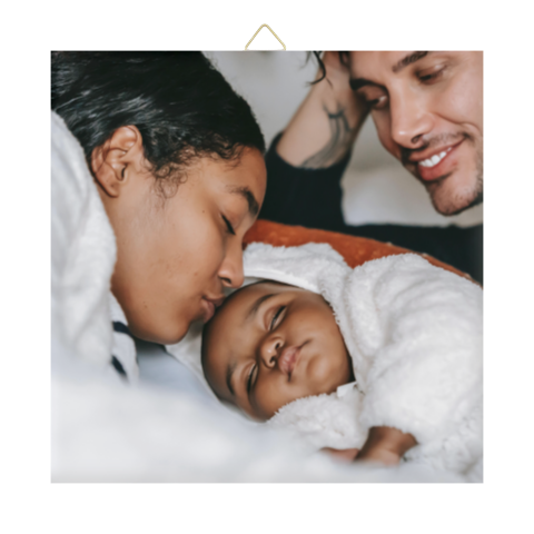 Persoonlijk geboortetegeltje met foto