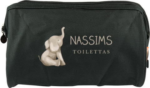 Avontuurlijke toilettas met naam en olifantje