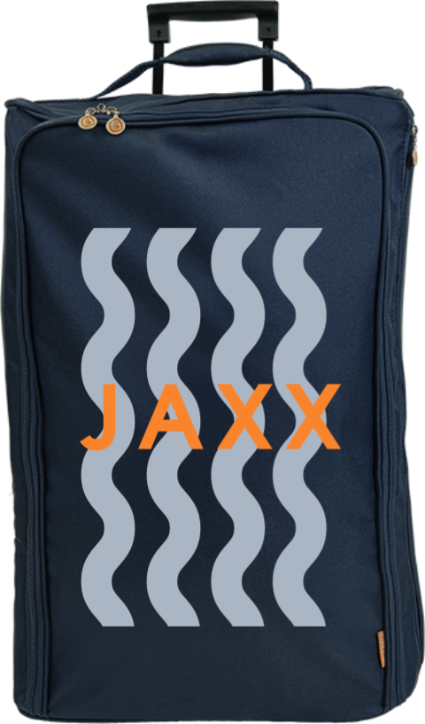 Reistrolley XL met naam en golven