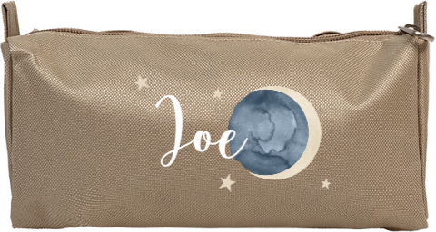 Etui met maan en naam
