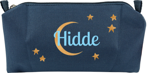 Etui met maan en sterren en naam