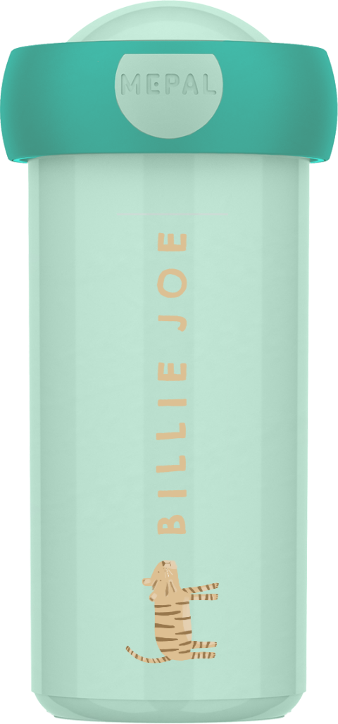 Mepal schoolbeker Campus met naam en tijger