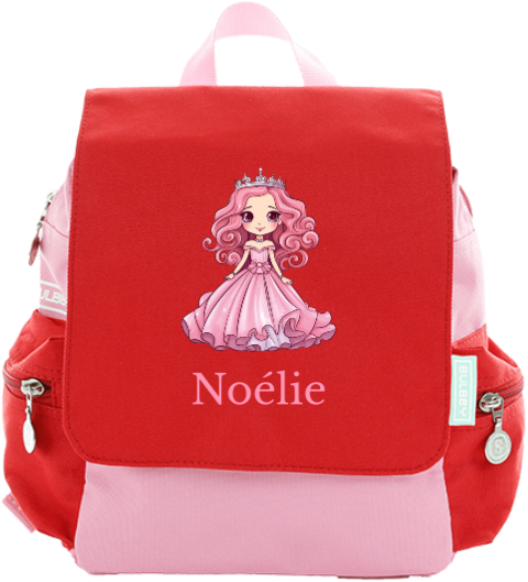 Rugzak Adventure met prinses en naam