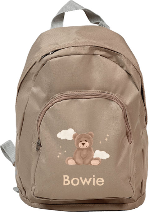 Rugtas Junior met beertje en naam