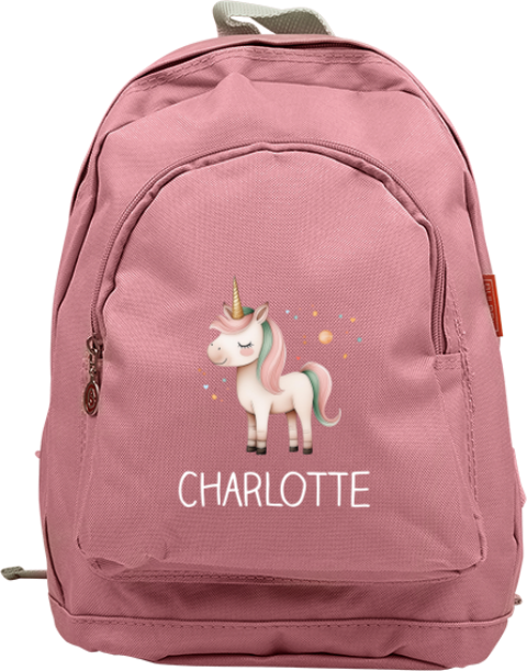 Rugzak junior met eenhoorn een naam