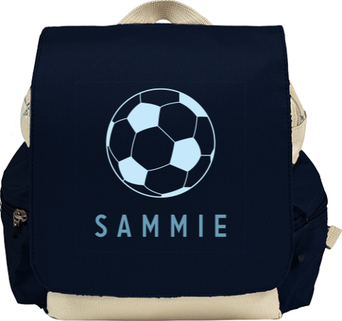 Rugtas Adventure met naam en voetbal