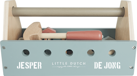 Little Dutch gereedschapskist met naam