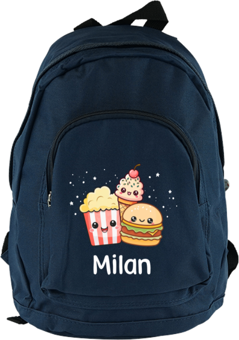 Rugzak Junior met Kawaii illustraties en naam