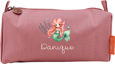 Etui met zeemeermin en naam