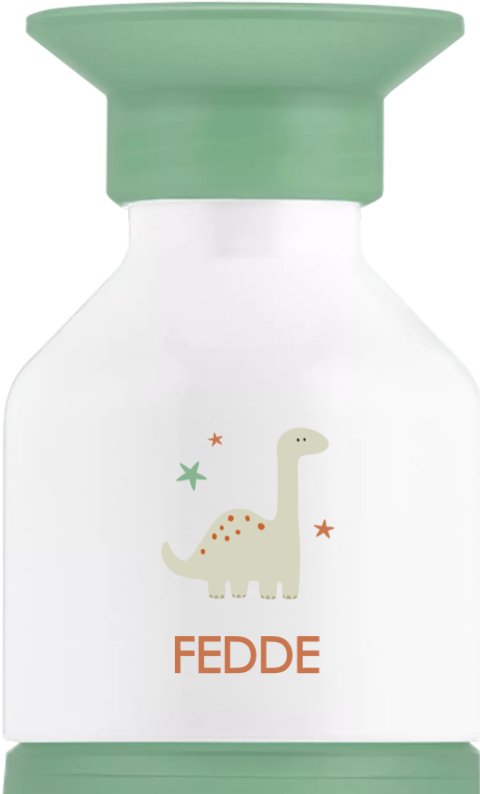 Dopper drinkfles met dino en naam
