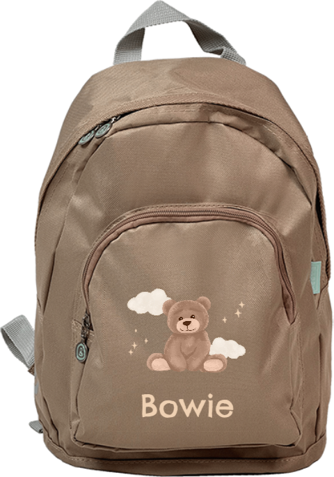 Rugtas Junior met beertje en naam