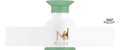 Dopper Steel met giraffe en naam