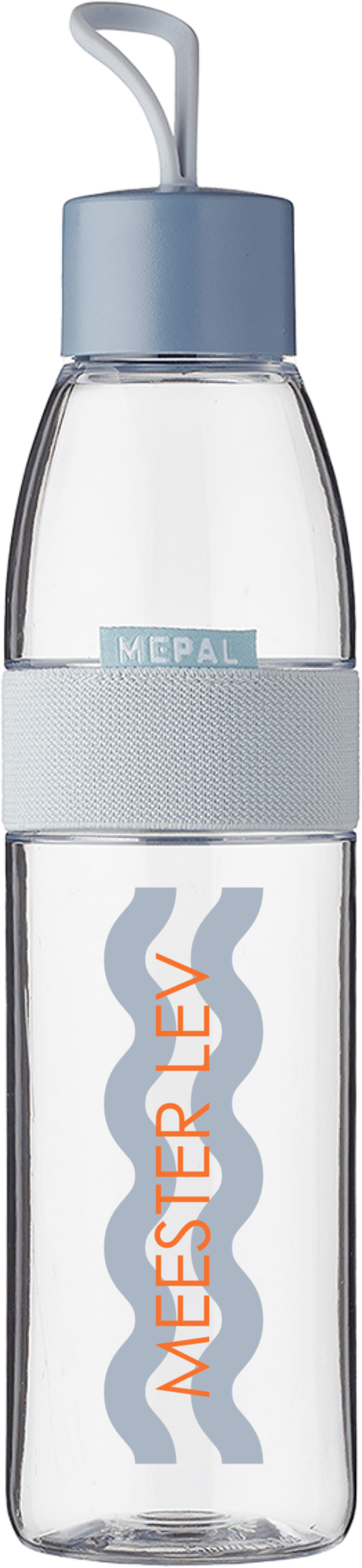 Mepal waterfles Ellipse met golven en naam Meester