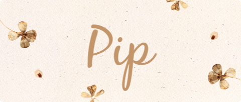 Naamsticker groot in crèmekleur met bruine droogbloemen - 20 per vel