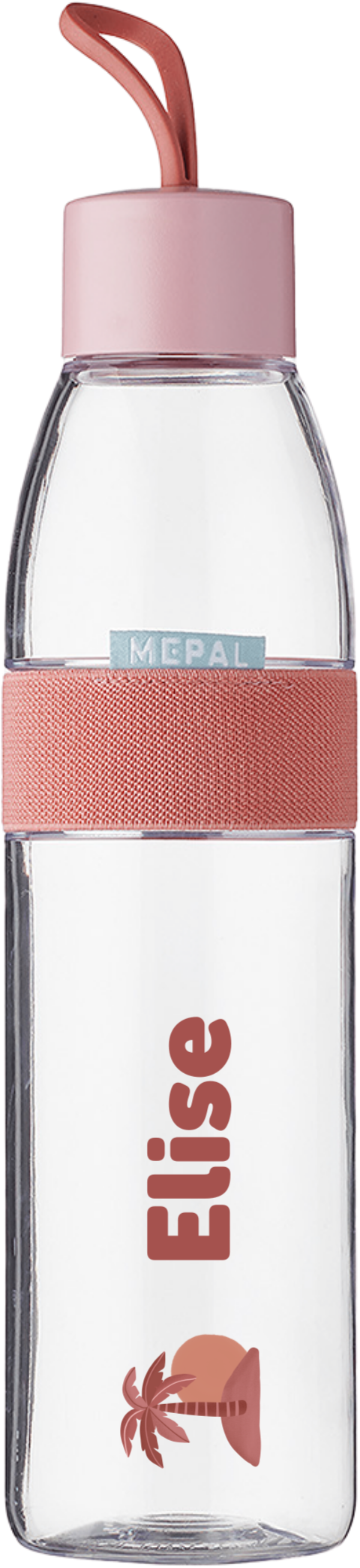 Mepal waterfles Ellipse met naam en palmboom-DC 00037