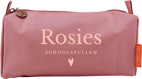 Hippe etui met naam en hartje