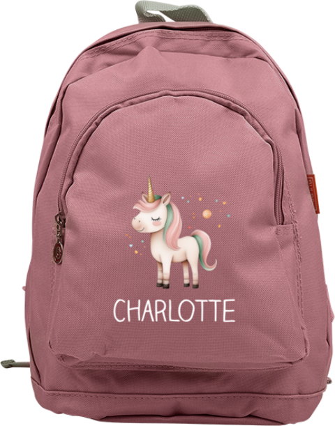 Rugzak junior met eenhoorn een naam